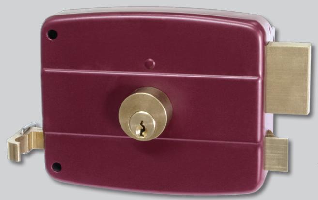 Key Stem Rim Lock OEM Finish Rim Door Lock Standard Keyway and Included Strike Plate Included