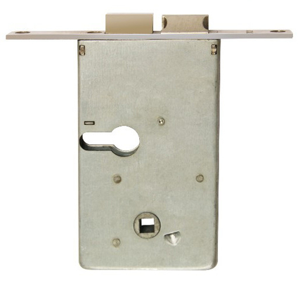 خرید قفل درب آلومینیومی نصب شده روی سطح CP Finish Aluminum Deadlatch قفل درب ضد سرقت تولید آنلاین
