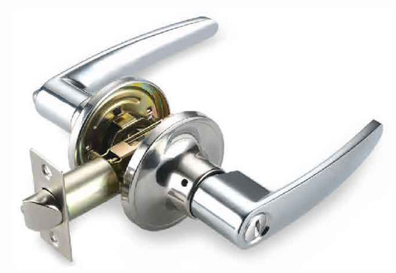 Buy Changeable Square Corner 25x57mm Faceplate Tubular Lever Lock for Door Thickness 35mm to 45mm online manufacture