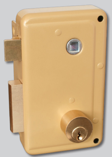 Single Cylinder 35mm - 50mm Door Thickness Small Rim Lock Anti Theft ...