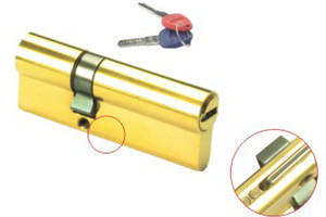 Protéger le cylindre par une serrure en laiton anti-forage