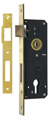 Fermeture de porte haute sécurité / corps de serrure 35-50 mm Épaisseur de la porte Large compatibilité Fermeture en acier / Zamak