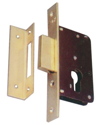 Épaisseur de la porte 35-50 mm Fermeture à serrure de porte à verrou avec verrou réglable et acier durable / fermeture à glissière Zamak