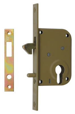 Fermeture de porte en fermeture à glissière en acier / Zamak Fermeture de porte domestique