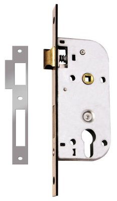Épaisseur de la porte 35-50 mm Fermeture de porte en forme de mortier à cylindre unique et finition GP / CP / AB / SN