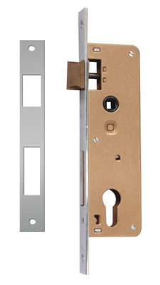 25 mm Retour de fer Fermeture de porte en aluminium Fermeture de porte anti-vol Cylindre de porte en aluminium