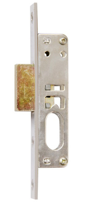 Fermeture de porte en aluminium Surface montée Facile à installer Finition en nickel brossé Fermeture de porte en mortier
