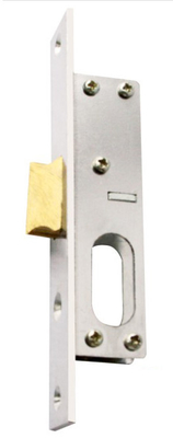 Fermeture de porte en alliage d'aluminium compatible avec verrouillage pour portes de 35 mm à 50 mm