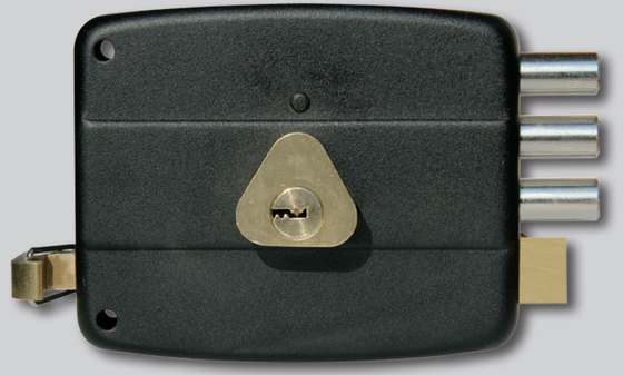 Fermeture de porte de bordure 35 - 50 mm Fermeture à verrou de fer / Fermeture de sécurité de nuit avec protection anti-vol standard