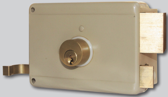 Fermeture de porte à jante de style européen avec plaque de frappe incluse et dossier de 60 mm