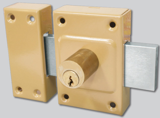 Fermeture de porte de bord Surface montée sécurité verrouillage de nuit verrouillage 50 / 60 / 70mm Backset pour les exigences du client