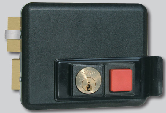 Améliorez la sécurité de votre foyer avec un verrou à porte à jante à cylindre unique et un contrôle électronique de la plaque de frappe inclus