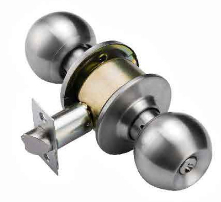 Fermeture de porte d'entrée Hardware Cristal en alliage de zinc 60 mm 70 mm Backset Poignées de porte en laiton avec serrure