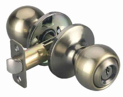 Fermeture de porte réglable à bouton arrière pour fonction de confidentialité et épaisseur de porte de 35 mm à 45 mm