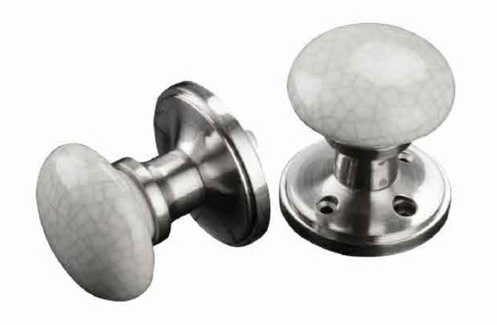 Facilité d'installation Serrure à boutons avec alliage de zinc et matériau de porcelaine CP MB ORB PB AB SS Finition