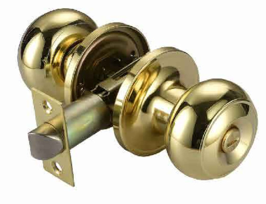 Fermeture de porte à boutons à face carrée modifiable avec standard anti-vol A et frappe en forme de D à lèvre pleine