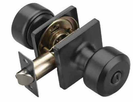 Fermeture de porte à bouton Carré C4 Fermeture de porte compatible avec 1-3/8 pouces à 1-3/4 pouces épaisse portes commerciales