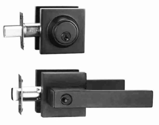 35 mm 45 mm Verrouillage combiné réinitialisable 2-3/8 à 2-3/4 Backset Verrouillage combiné extérieur pour porte