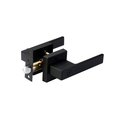 Fermeture à levier tubulaire Kwikset Keyway Square Drive Spindle avec rétro-ensemble réglable 2-3/8 