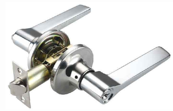 Coupe à angle carré modifiable 25x57 mm Plaque de face Tubulaire verrouillage à levier avec Yale Keyway 60mm-70mm Backset