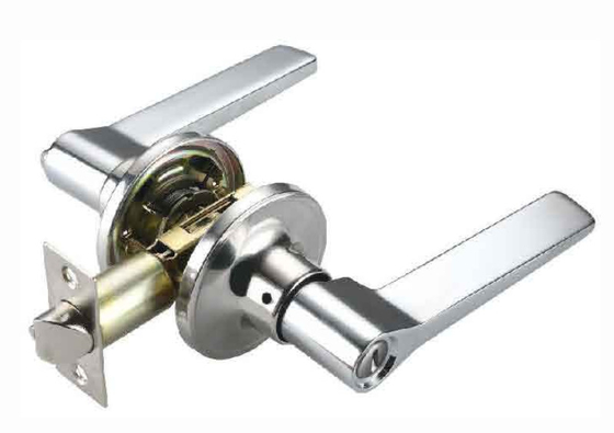 Blocage à levier tubulaire Corner carré modifiable 25x57mm Conception conviviale pour le backset 60mm-70mm face plate