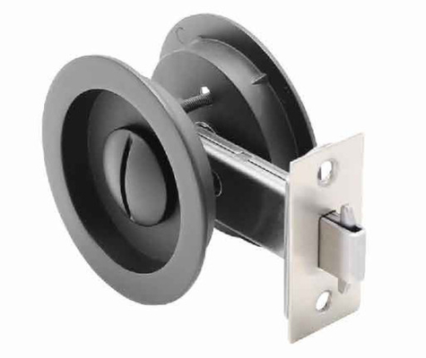 Fonctionnalité de confidentialité Fermeture de porte coulissante avec boîtier de verrouillage en acier