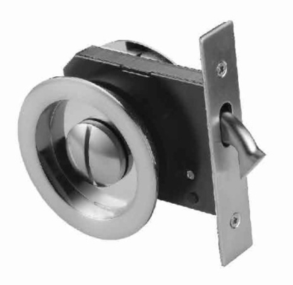 Fermeture de porte coulissante Alliage de zinc Durabilité Poignée de porte pour 35 mm à 50 mm d'épaisseur extérieure