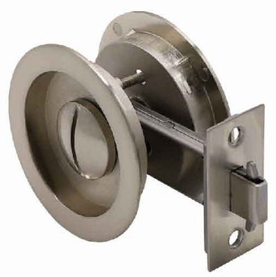 Fermeture de porte coulissante à 2 broches en cuivre à base de cylindre avec fonction BK et boîtier de verrouillage en acier