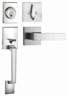 Installation rapide Fermeture de poignée de porte haute durabilité Fermeture à double cylindre