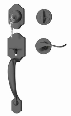 Fermeture de poignée d'entrée Améliorez votre sécurité avec les options Deadbolt Single Cylinder ou Double Cylinder