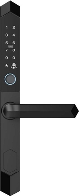 Méthode de déverrouillage de serrure de porte intelligente Connectivité à clé mécanique pour un produit en alliage d'aluminium avancé