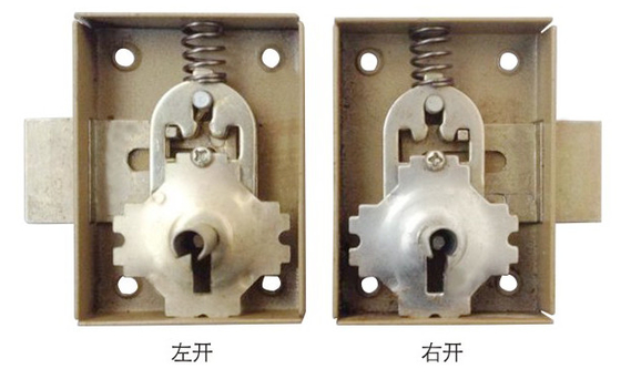 Fermeture à clef plate pour les meubles d'intérieur