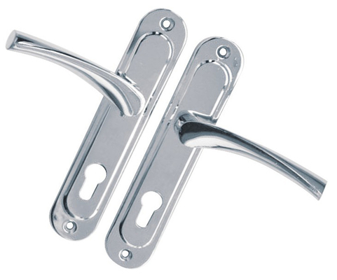 Poignée de serrure de porte CP finition poignée de levier en métal