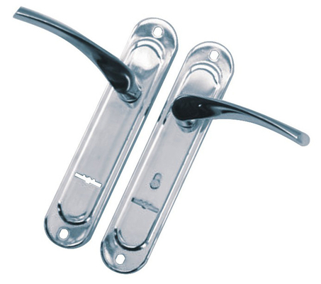 CP Finition porte serrure poignée de la surface montée poignée de la porte pour les produits métalliques
