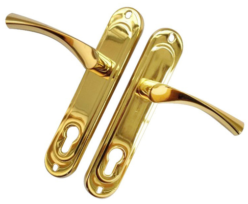 GP Poignée de serrure de porte en métal haute durabilité attrait esthétique Poignée de porte d'entrée