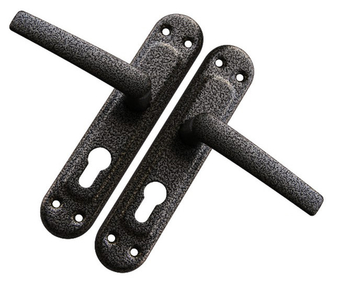 Manche de verrouillage de porte de type simple pour portes d'épaisseur de 35 à 60 mm