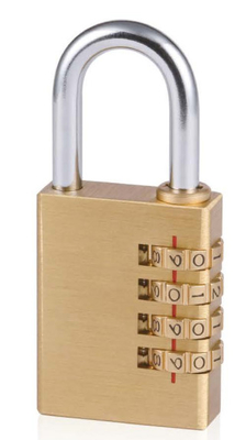 Fermeture à glissière de haute sécurité Fermeture à glissière en laiton Squa 4 dial avec structure de pin tumbler et garantie de 5 ans