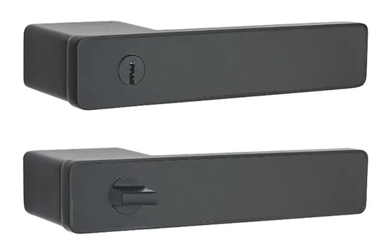 Poignée de serrure de porte intérieure moderne avec une épaisseur de 35 à 60 mm