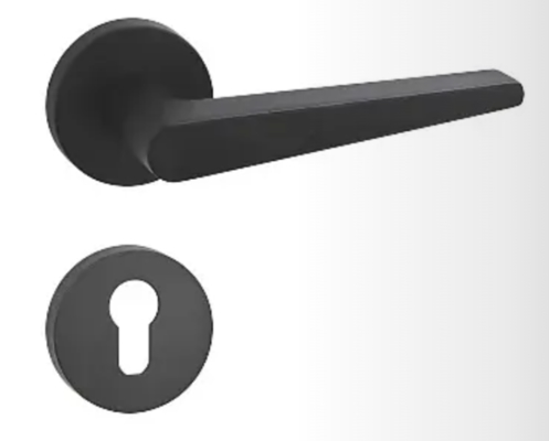 Indoor Door Lock Handle Made of Aluminum Alloy Fits 35-60mm Door Thickness Perfectly