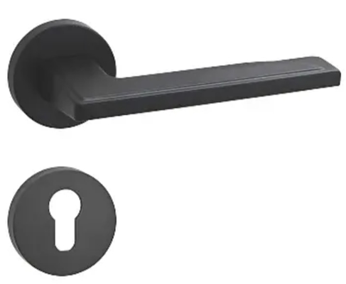 Single Type Door Lock Handle with Surface Mounted Installation and Aluminum Alloy Material